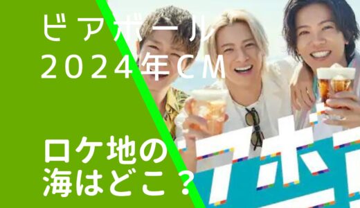 ビアボール2024年CMのロケ地の海はどこ？Number_iの撮影場所を調査！